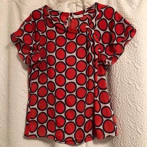Polka dot blouse